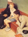 the waiting room Norman Rockwell
